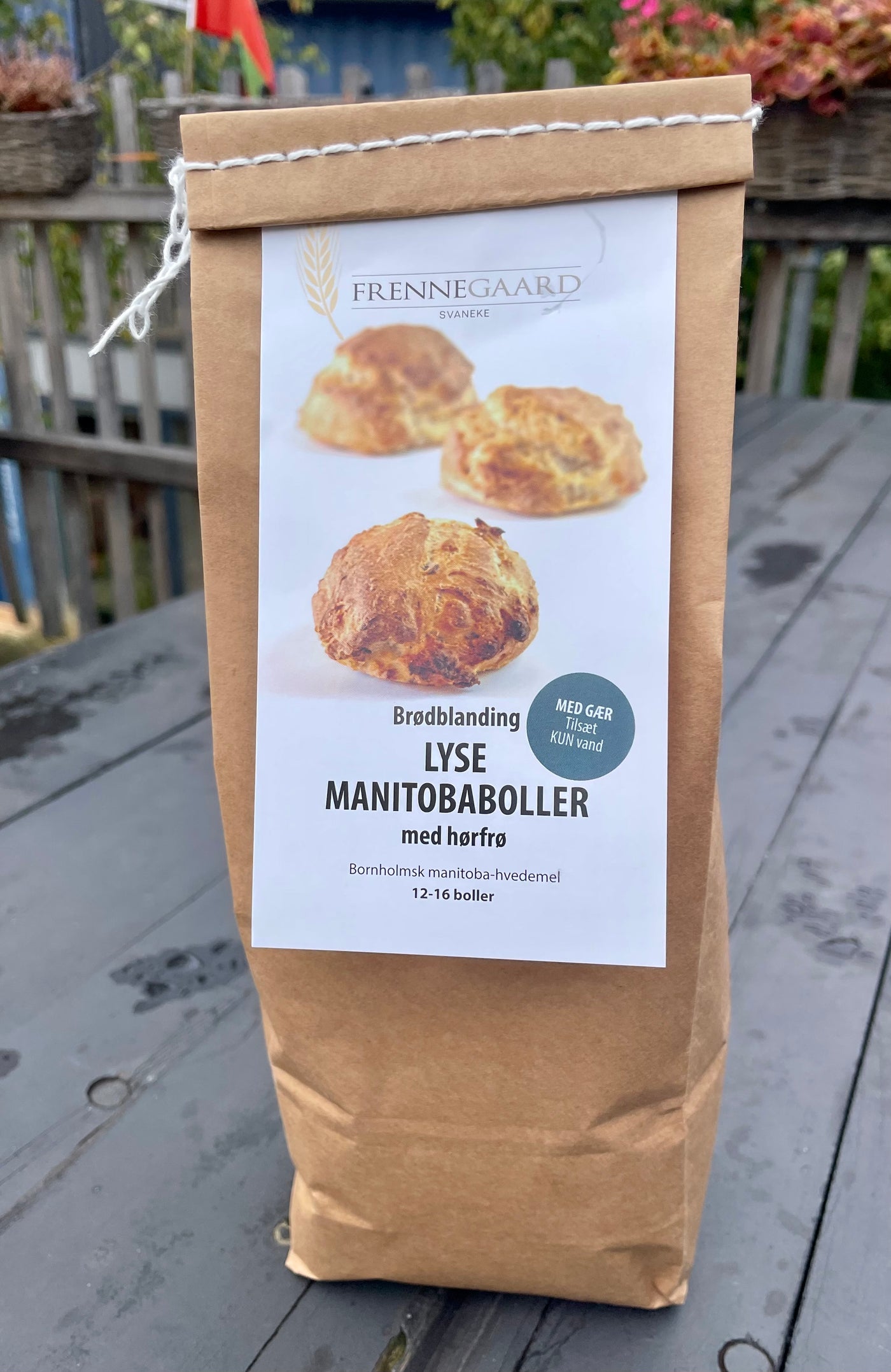 Brødblanding lys Manitoba med hørfrø