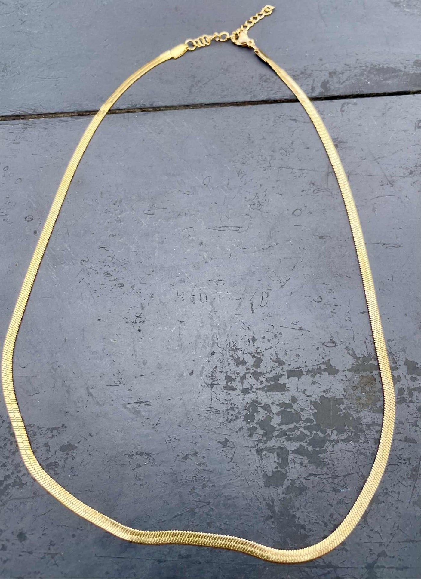18K fg snake halskæde